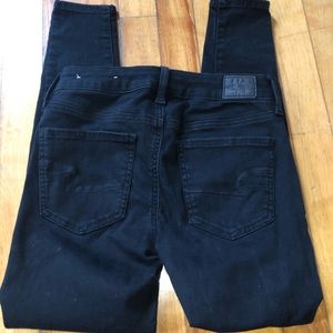 Black AE skinny jeans